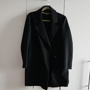Theory Clairene Black Coat for Women Size S